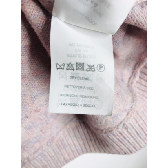 J. Crew Women's Small Pink Lavender 100% Wool Sweater with Full Side Zip - Picture 9 of 11